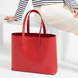 Everlane, The New Day Market Tote. RED